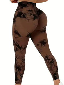 Legging respirant pour femmes à taille élastique, matériau souple, léger, de haute qualité, vêtements de fitness, couleur personnalisée, OEM - Product Image 2