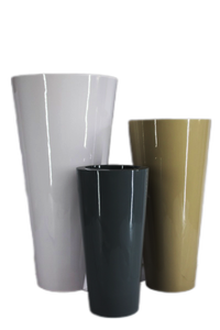 Vases en fibre de verre de style moderne en gros, jardinières en fibre de verre pour une utilisation intérieure et extérieure, design durable et léger - Product Image 5
