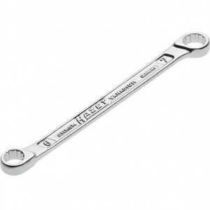 Llave de doble boca ergonómica Hazet de 12 puntos exteriores con cabezales desviados y perfil de tracción para un agarre cómodo - Product Image 3