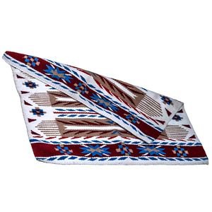 Western Show Horse Saddle Blanket Diseño de Nueva Zelanda Manta de sillín de lana hecha a mano Top Wool Saddle Pad Size - Product Image 5