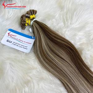 ขายส่งหนังกําพร้าดึงคู่ชิดเวอร์จินรัสเซียเรมี่ผมเคราตินพรีบอนด์ปลายแบนการต่อผมมนุษย์เวียดนาม - Product Image 6