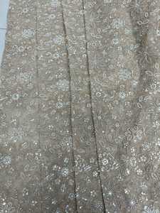 Tela de bordado Net Embroidery CutDana, ancho de 44 pulgadas, para usar en vestidos, saris, lehengas, etc. - Product Image 6