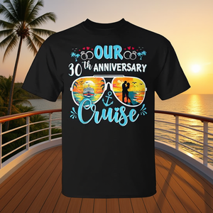 T-shirt per il 30° anniversario del matrimonio: celebra 30 anni di matrimonio con la nostra t-shirt promozionale personalizzata - Product Image 3