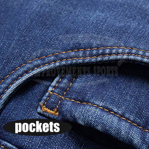 Precio bajo Venta caliente Hombres Fleece Jeans Moda Desgaste Hombres Fleece Jeans Transpirable Hombres Fleece Jeans - Product Image 4