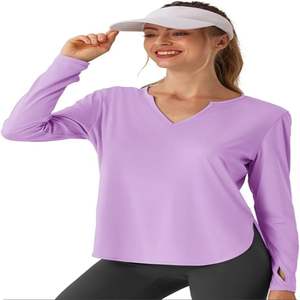 2024ใส่ได้ทั้งชายและหญิงน้ำหนักเบาแขนยาวผ้าสแปนเด็กซ์/ โพลีเอสเตอร์พิมพ์โลโก้ตามสั่งดีไซน์ที่ดีที่สุดจากโรงงาน - Product Image 1