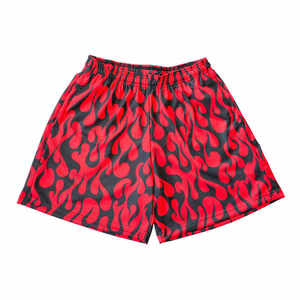 Short en maille polyester 100% pour homme, confortable, avec ceinture élastique, imprimé graphique personnalisé par sublimation, meilleur short de style urbain - Product Image 2