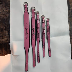 Collar de proveedores de mascotas, collar de cuero marrón para perros, Venta caliente, venta de collares y correas con púas personalizados genuinos, collares para mascotas - Product Image 3