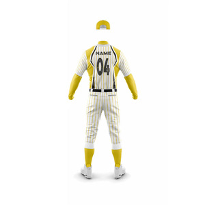 Camisetas de Béisbol Personalizables Transpirables 100% Poliéster, Uniformes Deportivos Sublimados al por Mayor para Hombres Adultos - Product Image 3