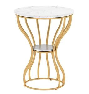 Modern metal <b>wire</b> side <b>table</b> with exquisite design perfect for contemporary living rooms and offices decor - Product Image 3