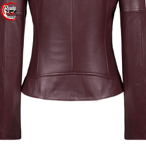 เสื้อแจ็กเก็ตหนัง2025ดีที่สุดสำหรับผู้หญิงเสื้อแจ็กเก็ตหนังแฟชั่นแบบใหม่ระบายอากาศได้พร้อมไส้ฝ้ายผ่านกรรมวิธีราคาไม่แพง - Product Image 6