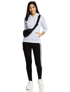 Sweat-shirt et pantalon de survêtement unisexe surdimensionnés 2025, broderie 3D, logo personnalisé, 100% coton molletonné, respirant, avec poche, pour l'hiver - Product Image 6