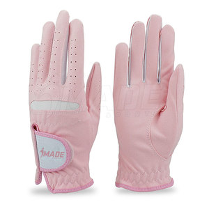 Gants de golf roses en PU pour hommes, protection UV, légers, gants de sport à doigts entiers - Product Image 6
