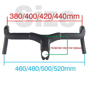 <span class=keywords><strong>Manillar</strong></span> de Bicicleta de Fibra de Carbono con Cableado Interno <span class=keywords><strong>Integrado</strong></span> de 28.6/31.8mm para <span class=keywords><strong>Gravel</strong></span> - Product Image 6