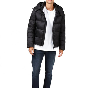 Veste d'extérieur décontractée pour homme grande taille, épaisse, imperméable, avec rembourrage en coton, fermeture éclair personnalisée, toutes les couleurs disponibles, style urbain - Product Image 1