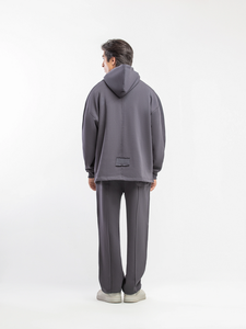 Conjunto de Sudadera con Capucha y Pantalones Deportivos Holgados para Hombre, Ropa Casual de Calle, Atuendo Diario Dinámico, Estilo Deportivo para Uso Diario - Product Image 3