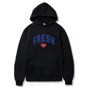 Sudaderas con capucha Varsity sudaderas Fresh Love Merch estampado hombres mujeres Otoño Invierno moda algodón Streetwear ropa - Product Image 2