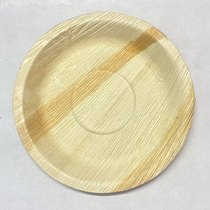 Platos desechables redondos ecológicos de primera calidad, vajilla compostable biodegradable para fiestas, catering y comidas diarias - Product Image 4