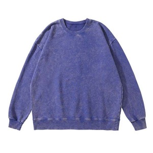 100% coton gros sweats poids lourd lavage à l'acide sweats à capuche sur mesure lavage à l'acide hommes sweats basiques Streetwear - Product Image 1