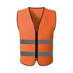 Gilet de travail de construction haute visibilité coloré gilet de sécurité gilet réfléchissant avec bandes réfléchissantes - Product Image 4