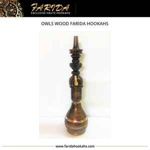 สินค้ามาใหม่ ฟาริดา ออลส์ วู้ด ลักชัวรี่ มินิ ฮุคก้า ชิชา แกะสลักด้วยมือจากทองเหลืองเคลือบเงา ปรับแต่งได้ แจกันแก้วขนาดเล็ก ขายส่ง - Product Image 5