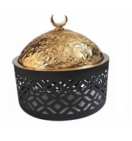 Casserole électrique moderne en acier inoxydable avec couvercle en métal, motif calligraphie arabe, antiadhésive, compatible lave-vaisselle, idéale pour réchauffer les aliments – Nouveauté très demandée
