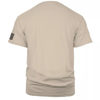 T-shirt unisexe à manches courtes en coton mélangé polyester, motif drapeau américain patriotique, écologique, séchage rapide, respirant, logo personnalisé, toutes tailles