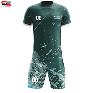 2025 último conjunto de camiseta de fútbol de alta calidad 100% poliéster Club ropa de equipo uniforme precio más bajo uniforme de fútbol - Product Image 6