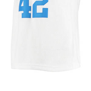 Maillot de basket-ball personnalisé en maille, couleur unie, séchage rapide, respirant, imprimé par sublimation, pour adultes - Product Image 6