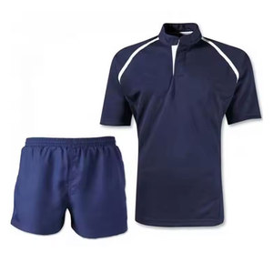 เสื้อรักบี้พิมพ์ลายตามสั่งขายดีที่สุด ไซส์พลัส คุณภาพพรีเมียม เนื้อผ้าระบายอากาศได้ดี ระดับมืออาชีพ MOQ ต่ำ สีสันปรับแต่งได้ - Product Image 4