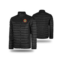 Veste bomber rembourrée de haute qualité en blocs de couleurs pour l'hiver 2023, unisexe, imperméable et respirante, vente en gros