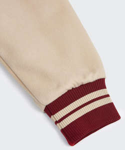 Vente en gros de vestes universitaires personnalisées pour hommes, vêtements de rue à col montant - Product Image 3