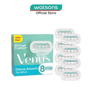 GilletteVenus Smooth Recharges de lames de rasoir pour femmes, 8 pièces, lubrifiées pour protéger la peau des irritations - Product Image 5