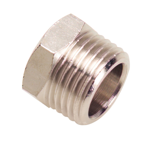 Riduttore con dado cilindrico maschio 1/2 - femmina 1/4 (Blister 2 Pezzi) - Product Image 1