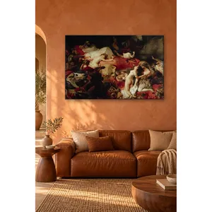 Fida Delacroix La mort de Sardanapalus Impression sur toile - Product Image 1