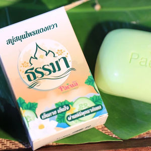 Savon naturel à base de plantes PAEWA, extrait de concombre, 100g, hydratation quotidienne, adoucit, hydrate et rajeunit votre peau - Product Image 1