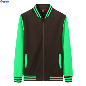 Chaqueta Varsity para Hombre, Superventas, Estilo Moderno con Cuello Alto, Forro Acolchado, Parches de Chenilla Personalizados, Resistente al Viento, Lana, Tallas Grandes - Product Image 5
