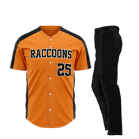 Maillot de baseball personnalisé uni vierge pour sublimation, pour enfants et hommes, à manches courtes, anti-UV, pull-over, broderie, uniforme de baseball en polyester