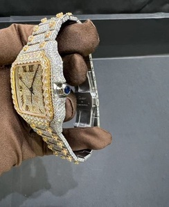 นาฬิกาข้อมือผู้ชายสุดหรู ตัวเรือนสแตนเลสสตีล หน้าปัดคริสตัล กลไก ETA สายแบบหัวเข็มขัด - Product Image 5