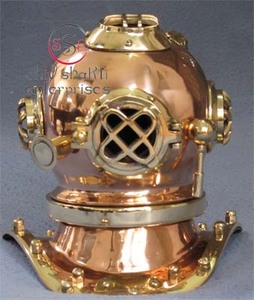 Casco de Buceo de Latón Marino, Casco de Buceo de Cobre con Acabado Antiguo, Casco Náutico para Buceo en Aguas Profundas - Product Image 4