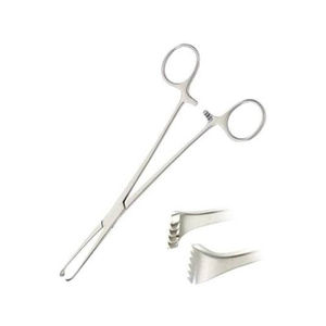 Manual Stainless Steel Ratcheted Forceps with Serrated Jaws for Firm Hold CE Certified <b>Surgical</b> Instrument - Product Image 6