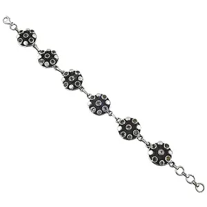 "Rhodium-Plated 925 <b>Silver</b> Cubic Zirconia <b>Bracelet</b> for <b>Women</b> Gift-Ready" - Product Image 2