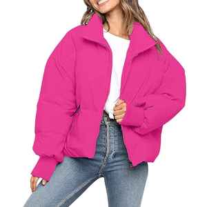 Veste matelassée à capuche pour femmes de qualité supérieure avec manches longues matelassées Zip Front Outerwear Rembourrage léger chaud Intérieur confortable - Product Image 2