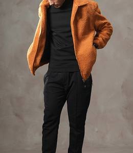 Ropa deportiva informal para hombre, chaleco de lana Sherpa ultrasuave con cremallera, transpirable, a prueba de viento, impermeable, tela de lana de Cachemira Vintage - Product Image 4