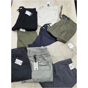 Pantalones Deportivos Rectos para Hombre, Cómodos y Ligeros, Tela Elástica de Secado Rápido, Antiarrugas, Antipilling, Cintura Elástica para Uso Casual - Product Image 4