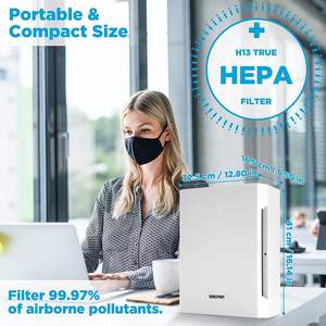 Purificatore d'aria domestico intelligente originale da $169 per grandi stanze purificatore domestico elettrostatico con funzione di aromaterapia - Product Image 1