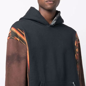 Sudadera con capucha de lana desgastada personalizable para hombre con mangas largas Ropa de invierno más vendida OEM Servicio al por mayor Técnicas bordadas - Product Image 5