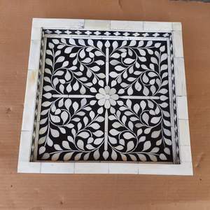 Plateau fait main en incrustation d'os standard meubles de restaurant à domicile plateau en incrustation d'os meilleure qualité grossiste d'Inde PAR HF CRAFTS - Product Image 4