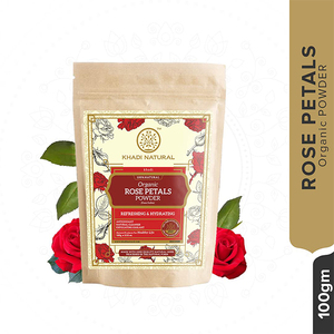 Khadi ผงกลีบกุหลาบอินทรีย์ธรรมชาติ-100% ธรรมชาติ-100กรัม - Product Image 2