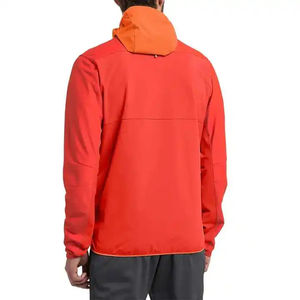 Accept Custom Logo Men's Lightweight Breathable Soft Shell Jacket Print Option <b>for</b> Hiking <b>Camping</b> Waterproof Material Zipper - Product Image 5