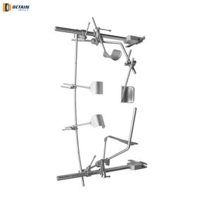 Esparcidor de Retractor abdominal de acero inoxidable con apertura de 20cm de alta calidad con hoja central, Kit de sutura Manual, instrumento médico - Product Image 2